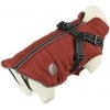 Obleček bunda pro psy S POSTROJEM terakota 30cm Zolux