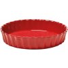 Emile Henry Forma na tortu 28 cm, červená bordová
