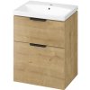 Cersanit City umývadlo so skrinkou 60 cm dub S4004-134