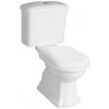 KERASAN - RETRO WC kombi, spodný odpad, biela-bronz WCSET13-RETRO-SO