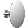 Emco Cosmetic mirrors Pure - Holiace a kozmetické zrkadlo s nástenným stojanom, nalepovacia verzia, Ø 153 mm, 3 násobné zväčšovanie, chróm 109400127