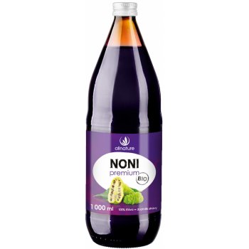 Allnature Noni Premium 100% Bio šťava 1 l