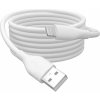 Digitus Nabíjací kábel USB USB 2.0 USB-A zástrčka, Apple Lightning konektor 0.50 m biela flexibilný, veľmi flexibilné, s USB, silikónový, vynikajúca odolnosť; AK-600108-005-W