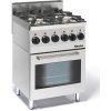 BARTSCHER Plynový sporák 4 horáky s elektrickou rúrou, 600x600x900 mm | BARTSCHER, 600 Imbiss