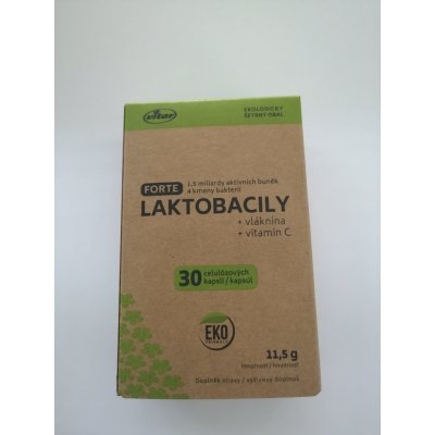 Vitar Laktobacily Forte + vláknina + vitamín C 30 kapsúl
