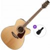 Takamine GJ72CE Basic SET Natural Elektroakustická gitara Jumbo