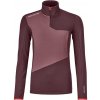 Ortovox Fleece Light Zip Neck Women's - winetasting L