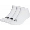 Ponožky Adidas Cushioned Low-Cut Socks 3P - white/black - Biely (31-33)