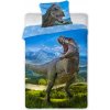 FARO Posteľné obliečky dinosaurus T-Rex v horách 140x200 bavlna