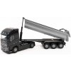 EMEK Hračka kamión VOLVO FH16 750 čierny s vyklápacím návesom