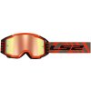 LS2 CHARGER PRE GOGGLE HV ORANGE WITH IRIDIUM VISOR