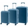 Cestovné kufre set 3ks John Travel Arcadia S, M, L 185 L modrá