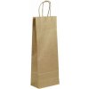 Harmanec-Kuvert Papierová taška hnedá na víno 14+8x39cm 25ks Variant: 300ks