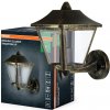 Záhradné nástenné svietidlo Vonkajšia lampa E27 Čierna zlatá IP44 Endura Osram