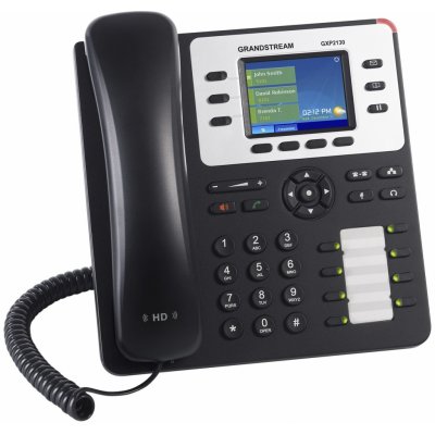 Grandstream GXP2130 (v2) [VoIP telefón - 3x SIP účet, HD audio, bluetooth, podpora náhlavnej súpravy, farebný LCD displ