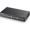 ZyXEL GS1100-24E, 24-port 10/100/1000Mbps Gigabit Ethernet switch, Fanless, 802.3az (Green), 19