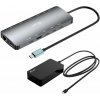 i-tec dokovací stanice USB-C Metal Nano 3x Display Dock, 2x HDMI 1x USB-C video, PD 140W + nabíječka 140 W