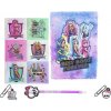 Monster High - denníček plyšový s nálepkami