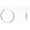 Šperk Holíč kruhové biele zlato náušnice ZN353