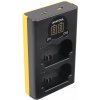 Nabíjačka batérií fotoaparátov a videokamier PATONA nabíjačka Foto Dual LCD Fuji NP-W235 - USB pre X-T4 (PT1888)