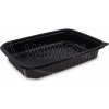 Wimex Menu misa do mikrovlnky (PP) čierna L 250 x 185 x 40 mm 1200ml (50 ks)