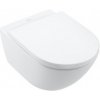 Villeroy & Boch SUBWAY 3.0 misa WC závesná s TwistFlush bez vnútorného okraja biela AntiBac s CeramicPlus, 4670T0T2