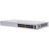 Cisco switch CBS110-24PP, 24xGbE RJ45, 2xSFP (combo with 2 GbE), fanless, PoE, 100W