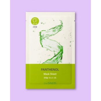 The Saem Bio Solution Moisturizing Panthenol Mask Sheet Revitalizačná textílna maska s panthenolom 20 g