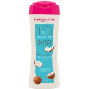 Dermacol Coconut Oil Revitalising Body Milk revitalizačné telové mlieko 400 ml