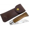 Nôž Opinel VRI INOX N°08 s koženým obalom imago