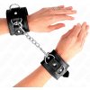 Kink - 3 d-ring wrist restraints adjustable black 17.5-25 cm x 6 cm