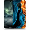 Picasee silikónový prehľadný obal pre Nokia 7.2 - Gold blue