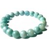 Larimar náramek elastický přírodní kámen, 10 - 11 mm / 16 - 17 cm, klid - mír - vyrovnanost