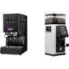 Gaggia New Classic EVO, black + Rancilio STILE, white