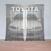 Sablio Záclony Bílé sportovní auto: 2ks 150x250cm