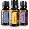 DoTerra Trio Esenciálny olejov citrón. levanduľa, mäta 3x5 ml