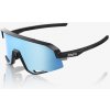 MTB brýle 100% SLENDALE - Matte Black - HiPER Blue Multilayer Mirror Lens