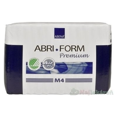 ABENA ABRI FORM Premium M4 plienkové nohavičky priedušné, boky 70-110cm, savosť 3600ml, 14ks