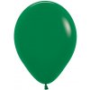 Balón solid 25 cm tmavo zelený