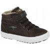 KANGAROOS DETSKÉ ČLENKOVÉ TOPÁNKY HNEDÉ SO ZIPSOM ZATEPLENÉ 27 Ž4I
