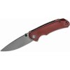 CIVIVI C2102B Brazen Burgundy vreckový nôž 8,8 cm, Stonewash, červená, G10
