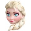 Karnevalový kostým Kráľovná Elsa 2 Maska s tvárou Elsa