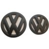 VW GOLF VI MK6 (2010-2013) predný a zadný znak, logo (13,9cm a 11,2cm)- čierna matná