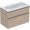 Geberit iCon umývadlo so skrinkou 90 cm dub 502.333.JH.1