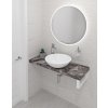Sapho Avice doska 80 x 36 cm šedý kameň AV08610
