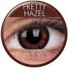 Farebná kontaktná šošovka Colourvue Pretty Hazel -0,00