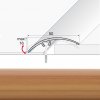 EFFECTOR Prechodová lišta A65 Višňa Jasná 93 cm