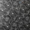 PVC fólia s kvetmi číra 1 m