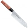 Nôž Santoku KANETSUNE TSUCHIME 16 cm, hnedý, Dellinger