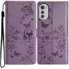 Obal Mezzo Book Motorola Moto E32/G22/E32s motýle fialový